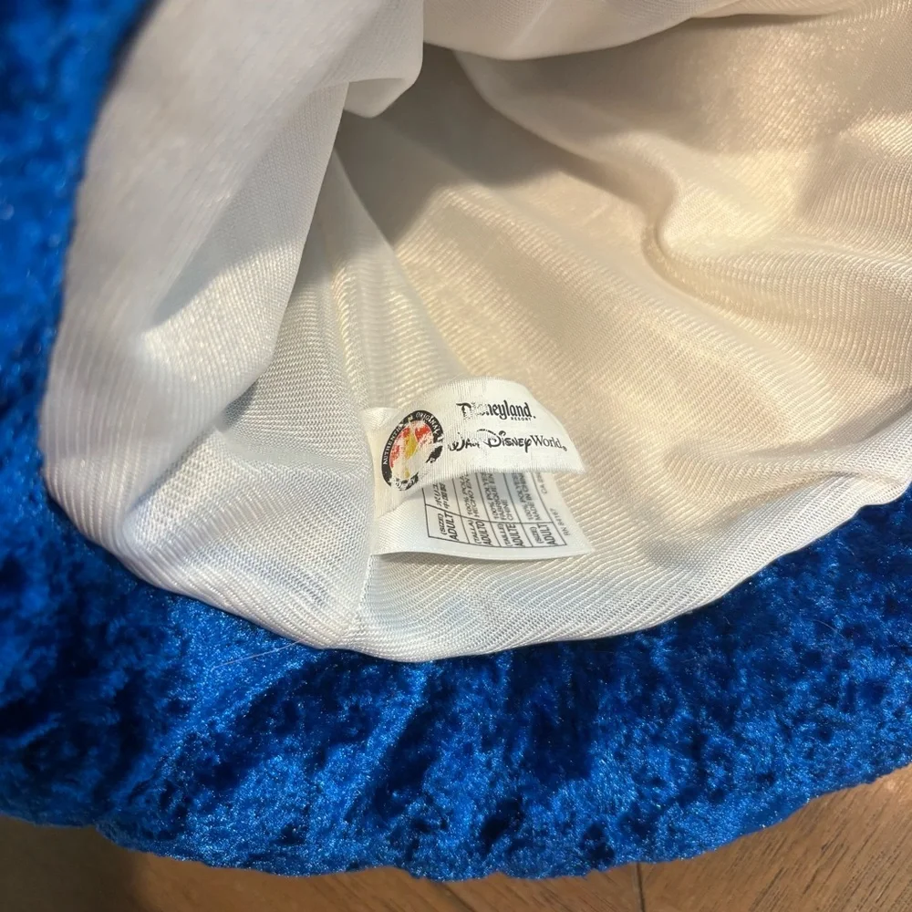 Mickey Mouse Blue Hat Fantasia Sorcerer Wizard 15” w/ Ears Adult Disney Parks - Picture 5 of 6